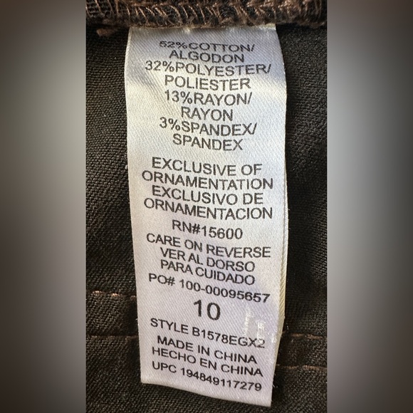 Democracy Leopard Print Pants “Ab”solution Pants size 10 - Picture 15 of 15